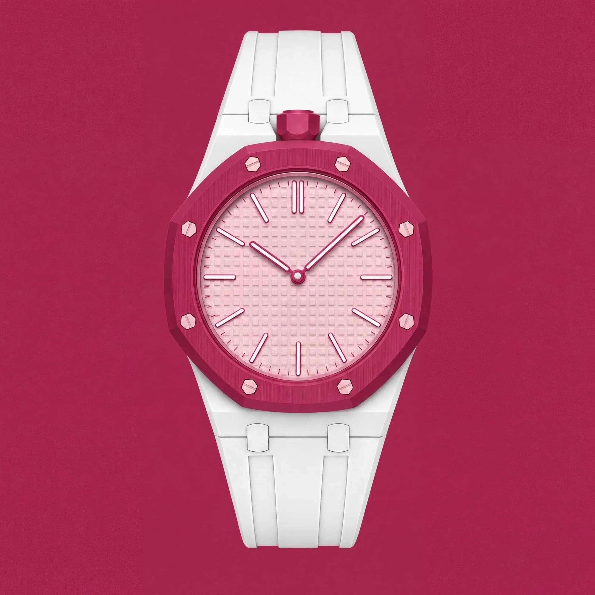 Popstrap White Rosé Armband